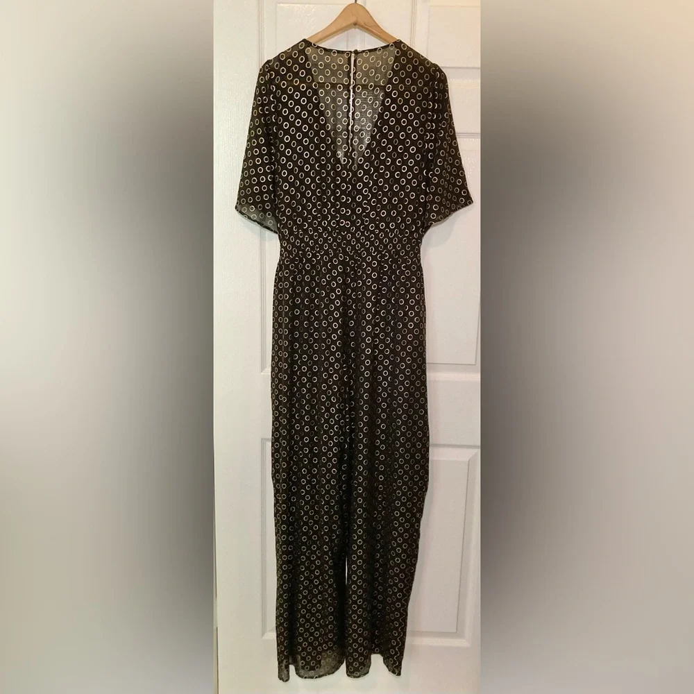 ModCloth Size 1X Luxe at Me Metallic Jumpsuit - Picture 6 of 15